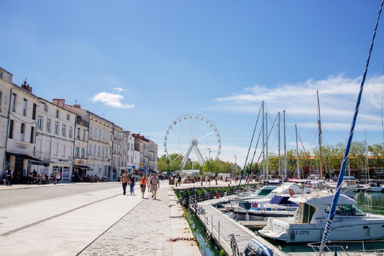 Appartement Tout Confort En Mezzanine A 20Mn A Pied Du Centre-Ville Avec Tv Et Wifi La Rochelle  Kültér fotó